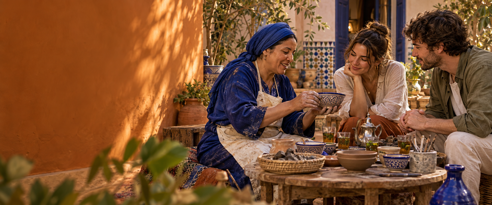 Expérience artisanale Hello Beldi au Maroc